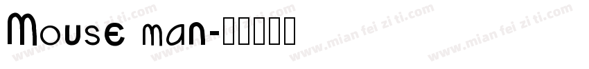 Mouse man字体转换
